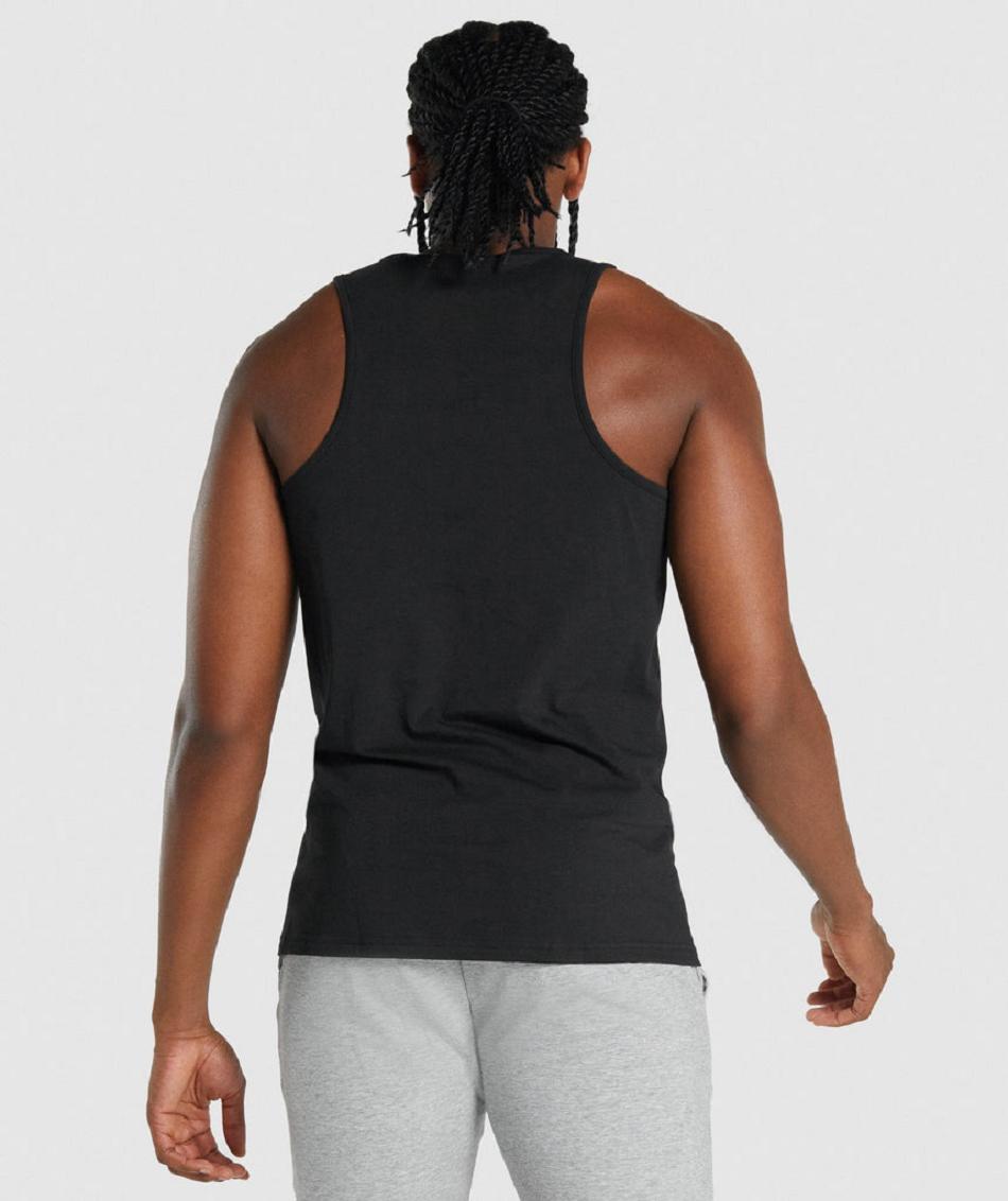 Camiseta Tirantes Gymshark Critical 2.0 Hombre Negras | CO 3240HAP